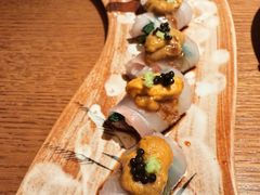 鲷鱼甜虾春菊卷海胆-水之惠鲜鱼料理(王府大街店)