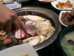 烤蘑菇-青松馆韩国料理(香港中路佳世客店)