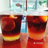 夏日好喝冰咖啡配软曲奇