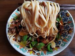 -歹歹的加个面过油肉拌面