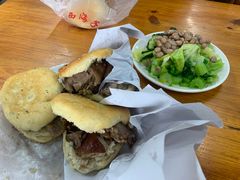 -京东一绝西海子西园烧饼夹肉
