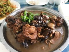 红菇炖笨鸡-可心烤鱼
