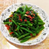 好吃美味绿化你的视野的炒南瓜尖