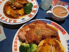 滑蛋生炸鸡肶饭-伯友茶记(中华广场店)