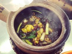 宫保田鸡-长城砂煲田鸡粥