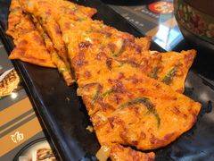 泡菜饼-正苑26年海鲜烤肉•牛尾汤汤饭(东港店)