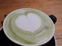 抹茶牛奶-旧屋咖啡(海景店)
