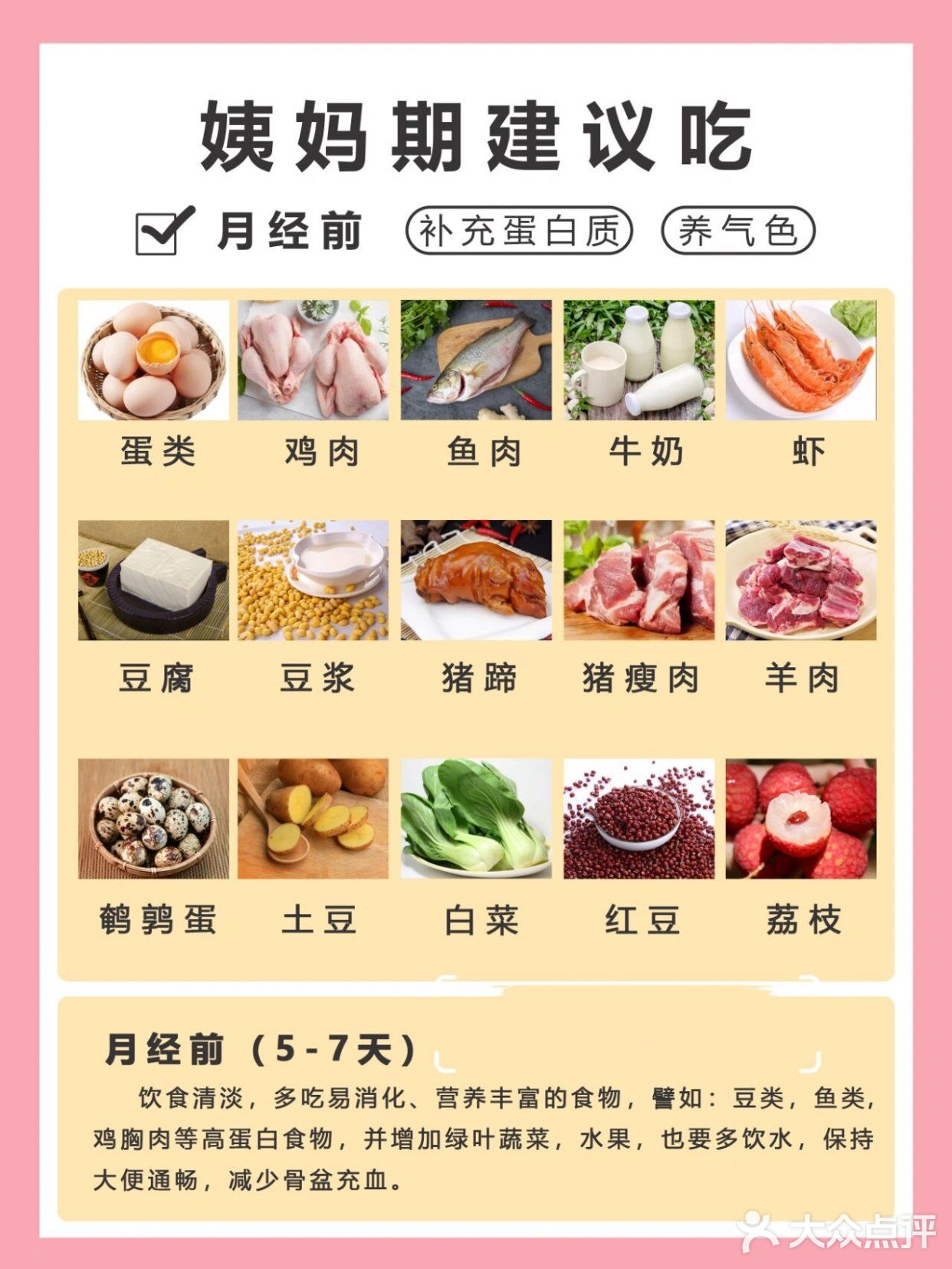 女生必备✅经期饮食指南📝舒服度过姨妈期 ～