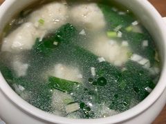 鲜嫩黄花鱼丸汤-将相和·海鲜蒸饺大连菜