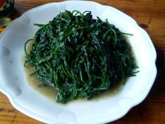 蒜蓉炒马来绿-农厨好味·温泉鹅·农家菜