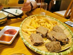 薯条臭豆腐双拼-丁记盐蘸牛肉·新杭菜(河东路店)
