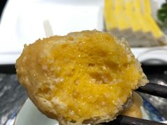 蟹籽金福袋-大匠工房古船木艺术餐厅·猪肚鸡专门店(长白仙岛店)