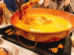 -鲜入围煮花胶鸡海鲜火锅