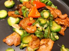 小脆瓜炒雪花猪肉-闽和南(深圳万象城店)