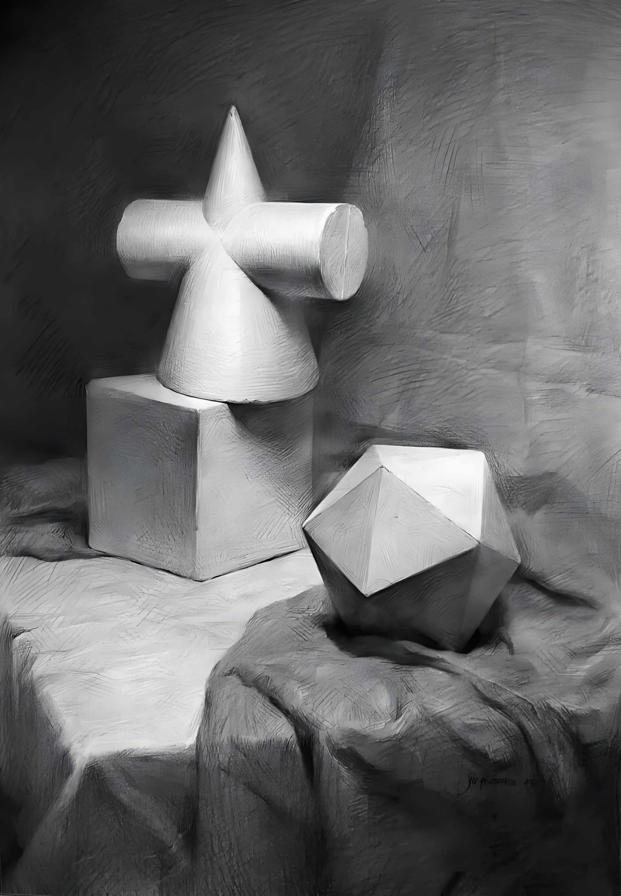 0基础也能画出惊艳素描!这份体验让我重拾艺术