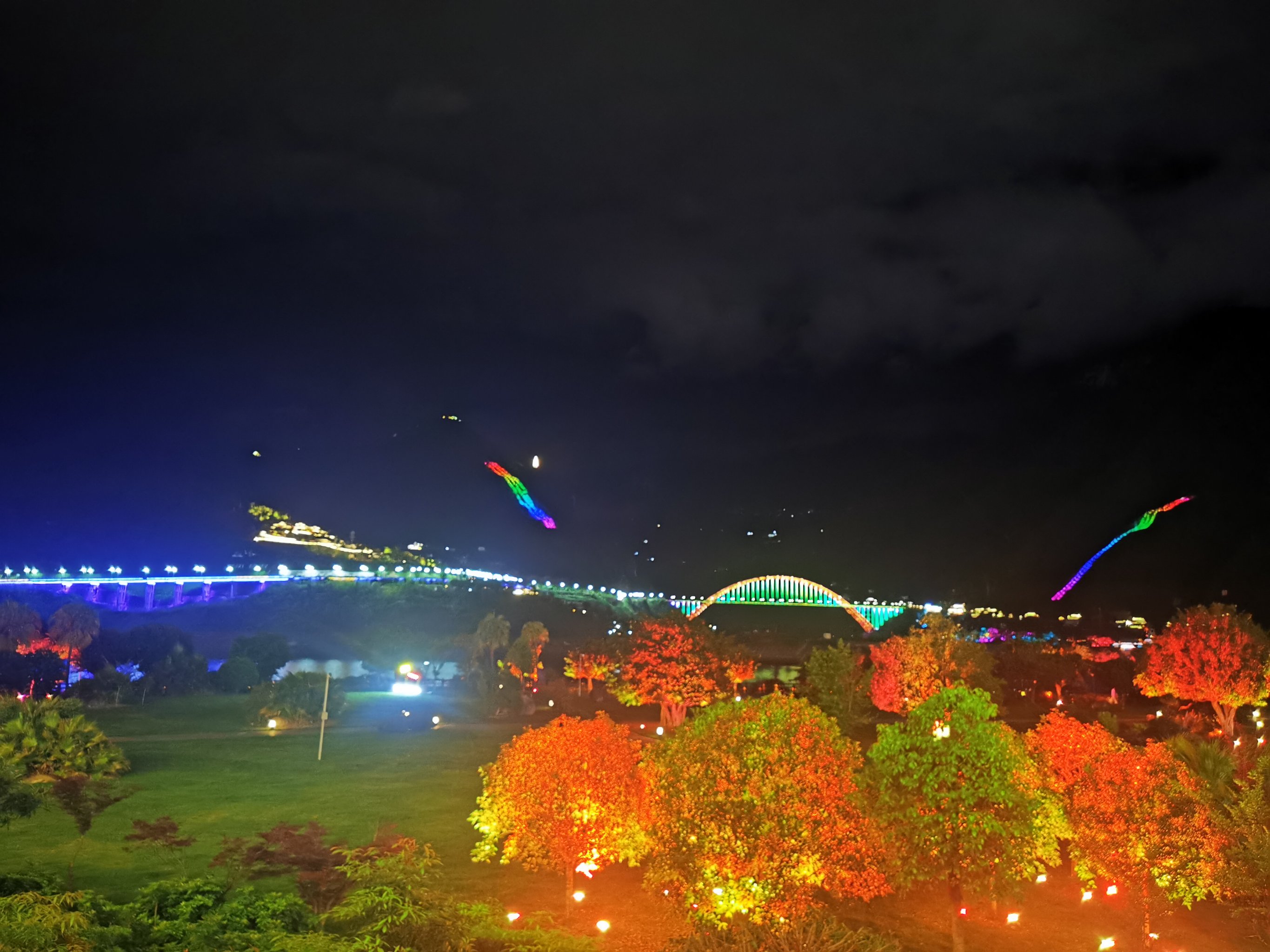 巫山夜景图片图片