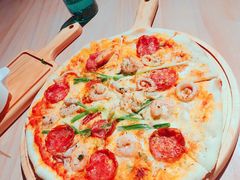 海鲜披萨-蓝瓶子BlueBottle(东瓯智库店)