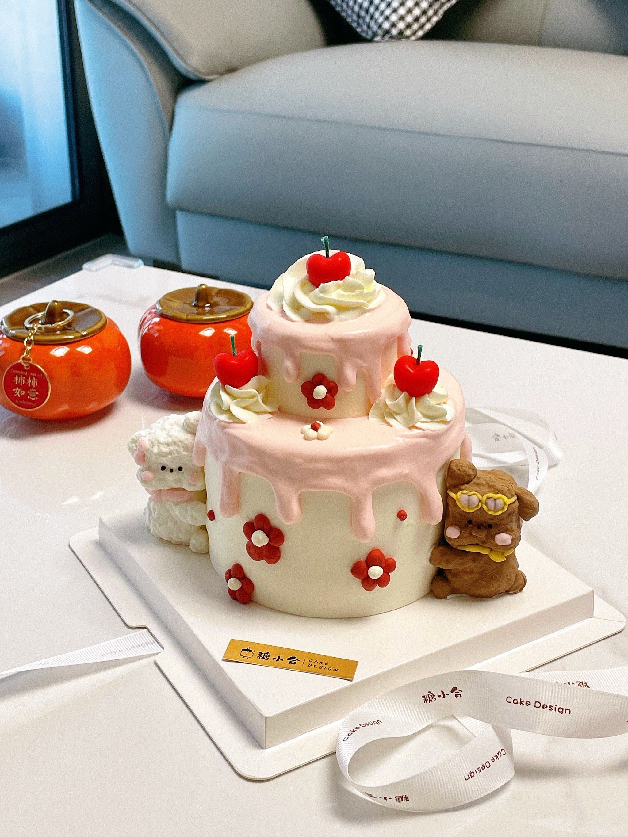 好卡哇伊的小熊🐻蛋糕