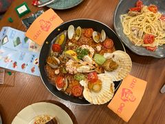 培根奶油意面-CRAZYONES西班牙海鲜饭(上海美罗城店)