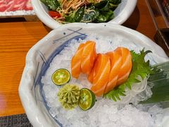 三文鱼刺身-有喜屋·烧鸟·居酒屋(三钢里店)