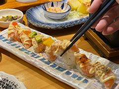 火焰七味三文鱼寿司-万岁寿司(天河领展店)