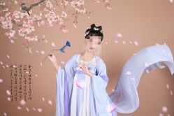 -后宫·古装汉服京剧儿童亲子全家福摄影