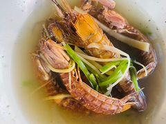 盐水白灼皮皮虾-崖口红树林海鲜餐厅