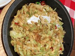 铁板包菜炒粉丝-西贝(吴江路湟普汇店)