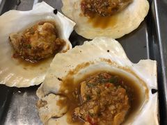 蒜蓉焗扇贝（熟蒜）3个-炒豆合作社(东四总店)