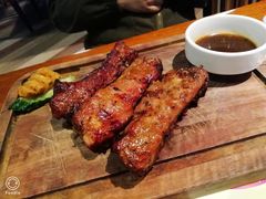 果木烧美式黑椒猪肋条-雅达利超级牛扒(万科广场店)