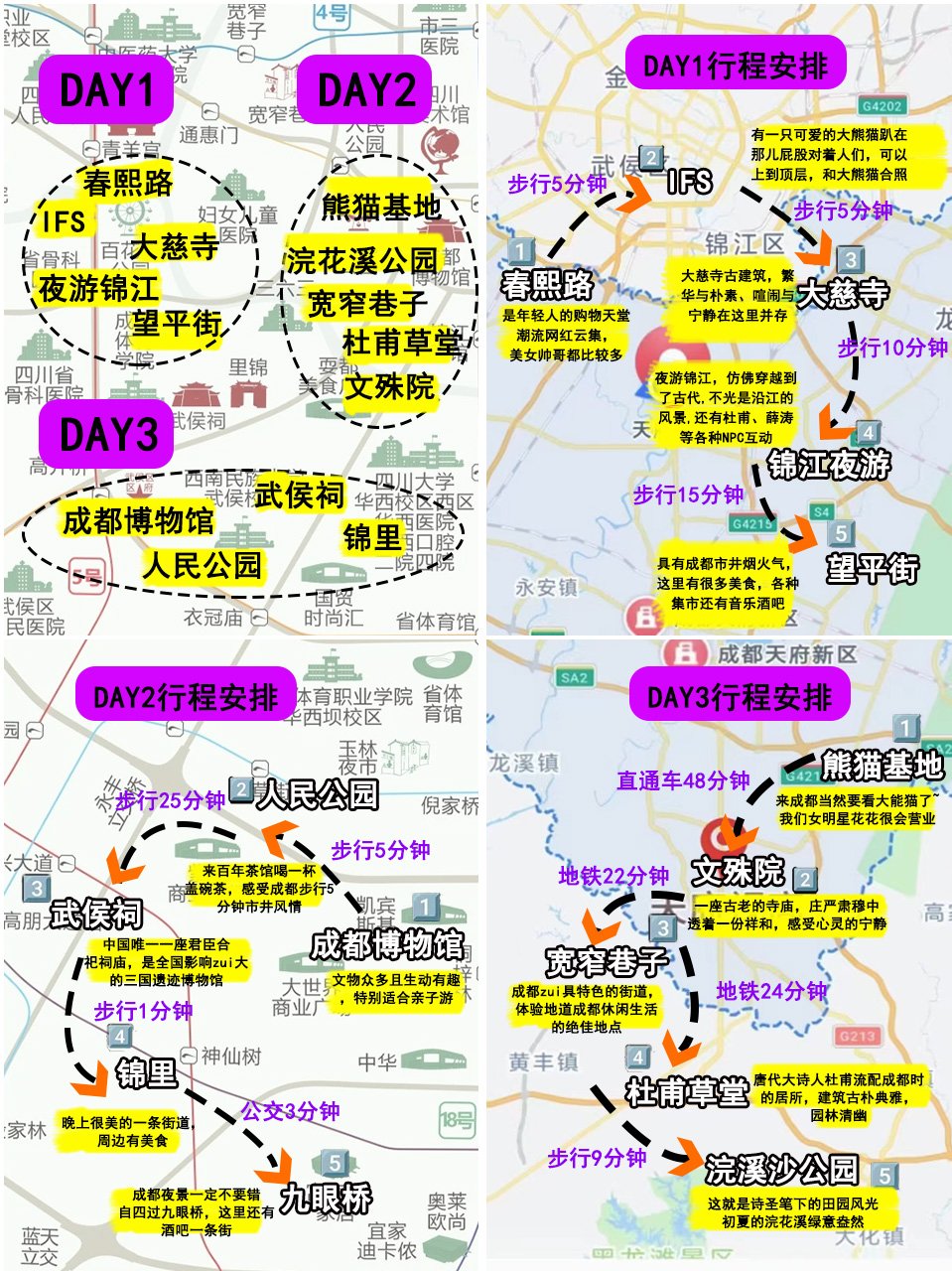 成都浣花溪公园地图图片