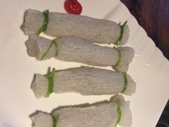 竹笙虾卷-大匠工房古船木艺术餐厅·猪肚鸡专门店(长白仙岛店)