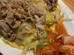 蛋包肥牛饭-花腰餐吧Bistro烧烤 傣味(传媒大学店)