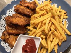 蒜香排骨拼薯条-后湖小院·乡野田园菜