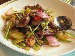 潮州酸菜芫荽炒吊龙-金轩中餐厅 Jin Xuan(浦东丽思卡尔顿酒店)