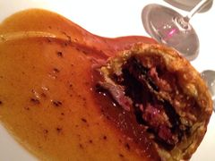 烤乳鸽&nbsp;鸭肝派&nbsp;杏仁酒味-翡翠36餐厅(浦东香格里拉店)