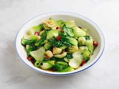 上海青炒油渣-小稻田辣椒炒肉(大浪商业中心店)