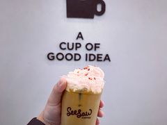 江城樱花拿铁-Seesaw Coffee(武商MALL·武广店)