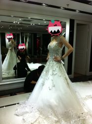第三套主纱&nbsp;镇店之宝-韩国天使嫁衣婚纱礼服馆(上海旗舰店)