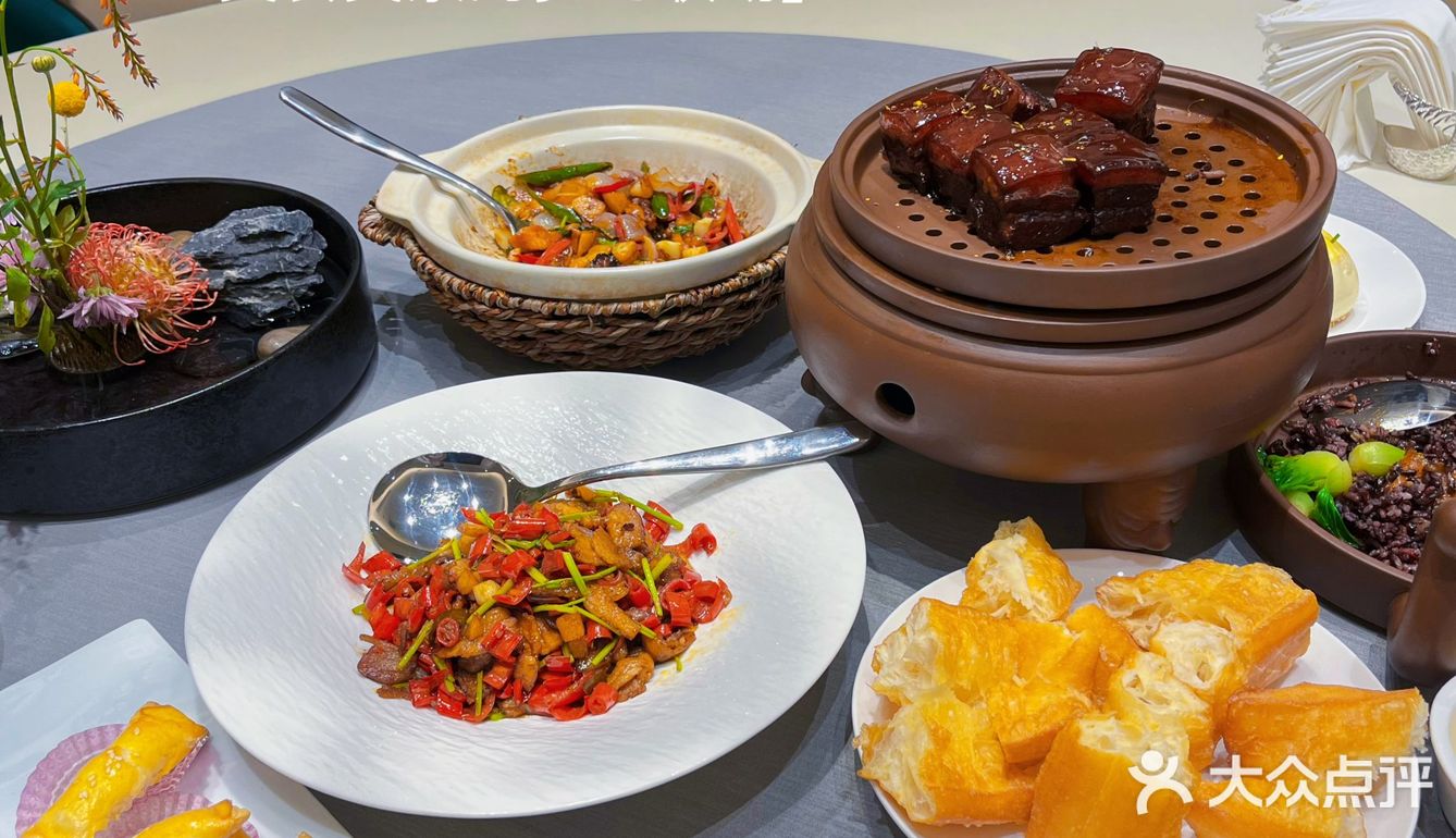 绝佳❗️庭院风+淮扬菜，叫我如何不爱❗️