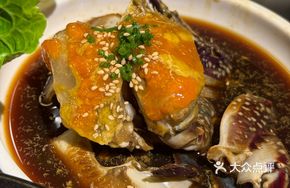 Korean-style Soy Sauce Steamed Crab with Fresh Crab
