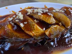 糖醋鲈鱼-芦茨金富饭庄·25年老字号·专做稻草鸡