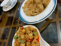 腊八蒜拌扇贝-良师门滨海人家·海鲜·家常菜(滨海城店)