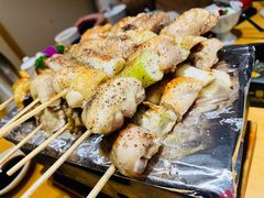 京葱烤鸡肉串-大岛日本料理铁板烧(南通大饭店)