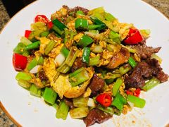 滑蛋小炒牛肉-绿茶餐厅(coco park 店)