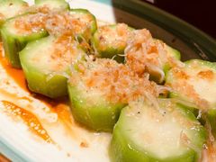 银鱼仔蒸丝瓜-大榕树下顺德菜(融创茂店)