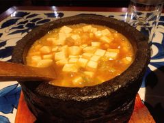 石锅鸡汤豆腐-绿茶餐厅(光谷世界城步行街店)