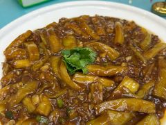 肉沫茄子-普天和酒楼·新津菜·烤鸭(天津之眼店)