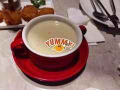 奶油蘑菇蛤蜊汤-必胜客(东大桥店)