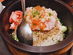 金枪鱼泥盖饭定食-吟松日式料理(莘庄店)